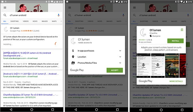 L'installazione delle applicazioni Android direttamente dal motore di ricerca, senza passare da Google Play