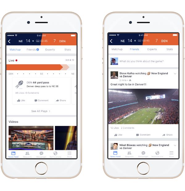 Facebook Sports Stadium