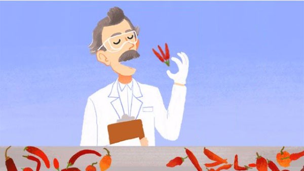 Il doodle interattivo realizzato da Google per omaggiare Wilbur Scoville