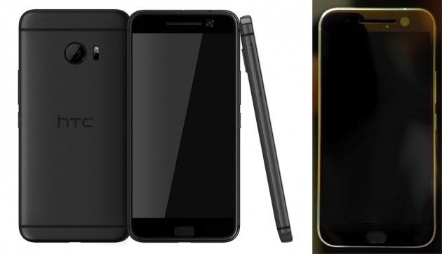 Press render (sinistra) e immagine reale (destra) del nuovo HTC Perfume.