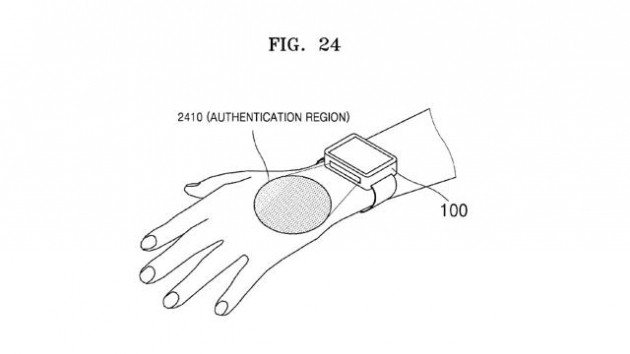 Samsung smartwatch - scanner vene