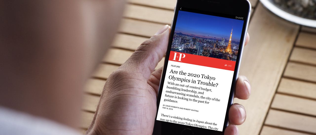 Facebook Messenger supporta gli Instant Articles