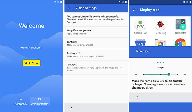 Le impostazioni per l'accessibilità introdotte da Google in Android N