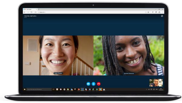 Skype for Web in Microsoft Edge