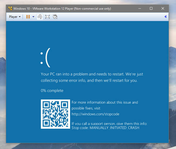 Windows 10: QR codes nelle schermate BSOD