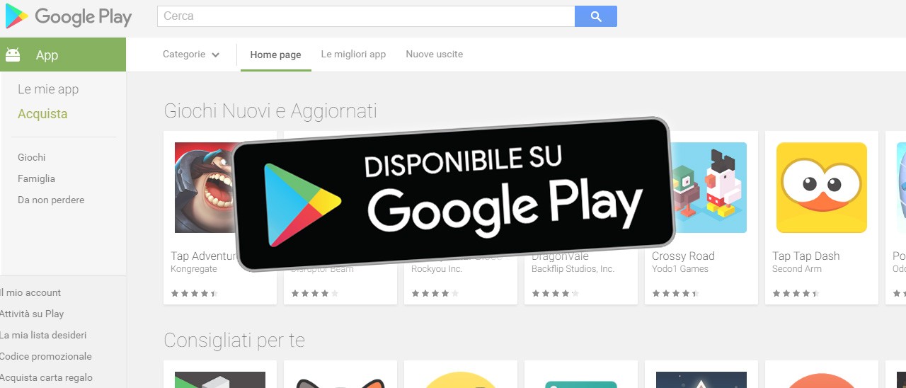 La applicazione di Play Store su Chome OS?