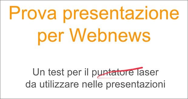 Il puntatore laser introdotto da Google nelle Presentazioni