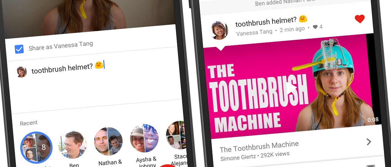 Una chat nelle applicazioni mobile di YouTube Una chat nelle applicazioni mobile di YouTube