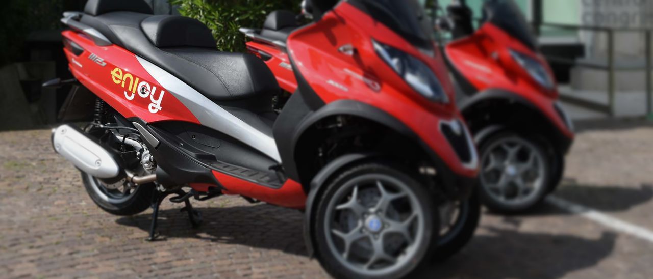 Enjoy, lo scooter sharing arriva a Roma