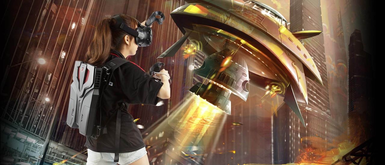 MSI VR One, zaino per la realtà virtuale