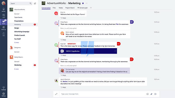 Microsoft lavora ad un'alterativa a Slack