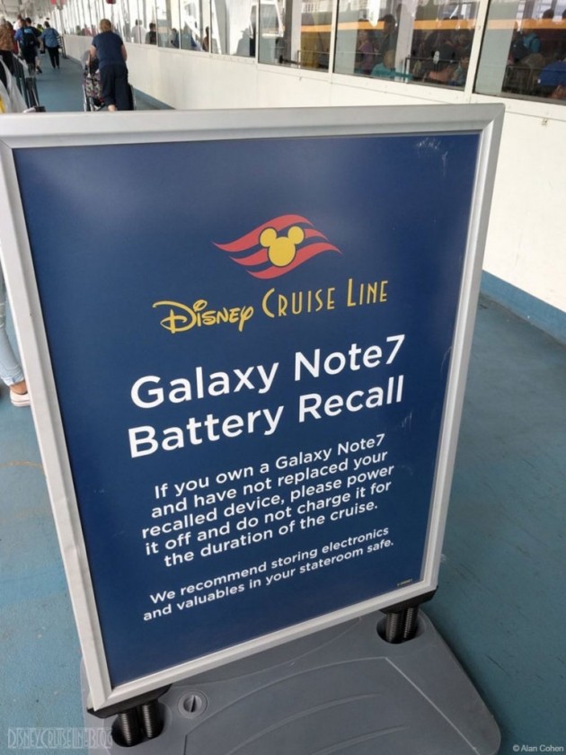 Avviso Galaxy Note 7