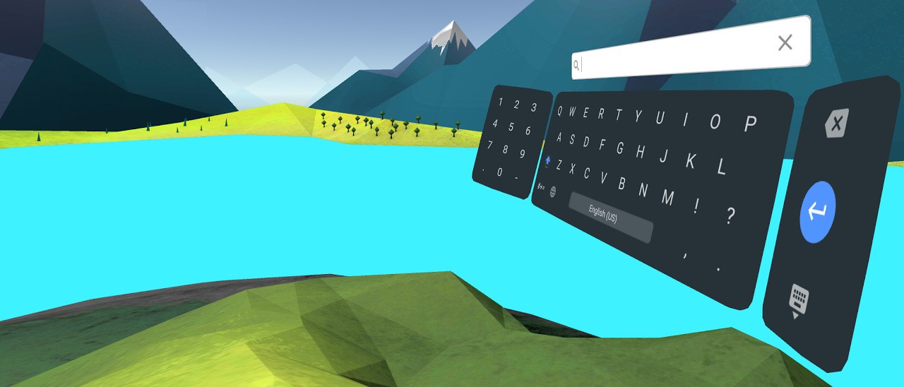 VR: la tastiera Daydream Keyboard di Google VR: la tastiera Daydream Keyboard di Google