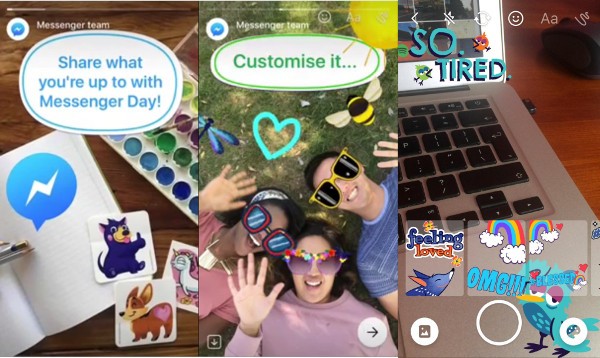 Facebook Messenger, storie in stile Snapchat