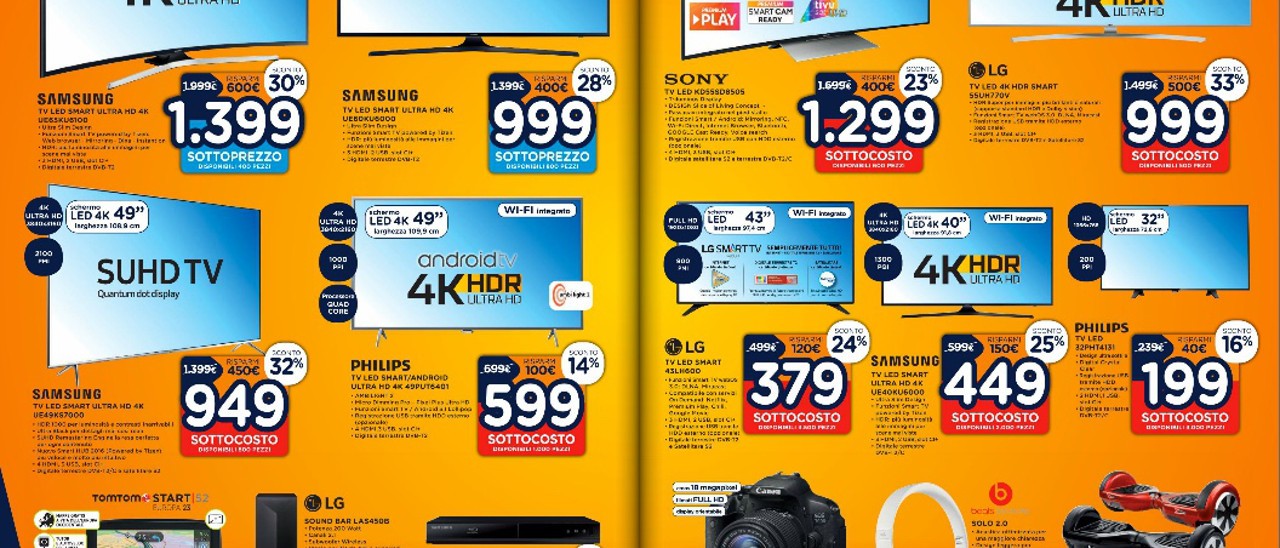 Sottocosto Unieuro, Galaxy S7 a 599 euro Sottocosto Unieuro, Galaxy S7 a 599 euro