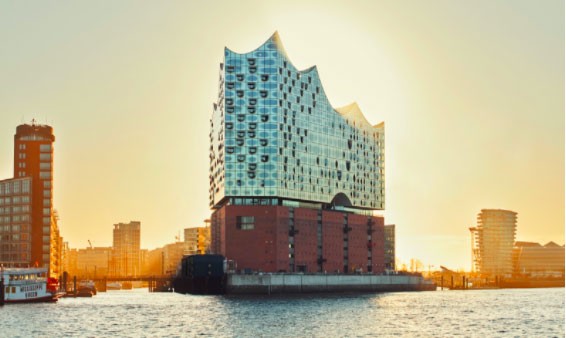 La concert hall Elbphilharmonie di Amburgo