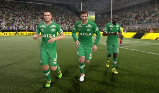 In campo con la Chapecoense su FIFA 17, nella modalità Ultimate Team