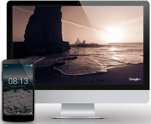 Il software Salvaschermo di Google+ e l'app sfondi per dispositivi Android