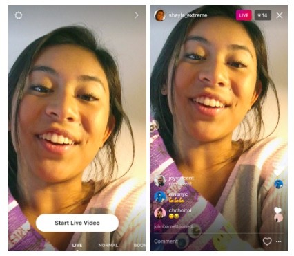 Instagram, debuttano i Live Video