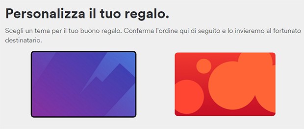 È possibile personalizzare il design delle card regalo di Spotify