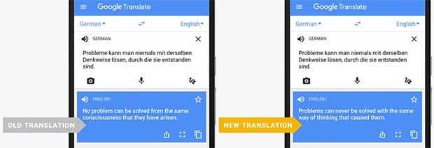 La tecnologia Neural Machine Translation integrata in Google Traduttore