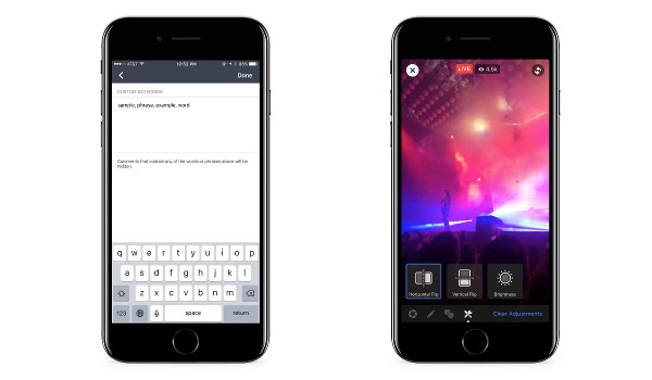 Facebook Live, nuovi strumenti per Mentions