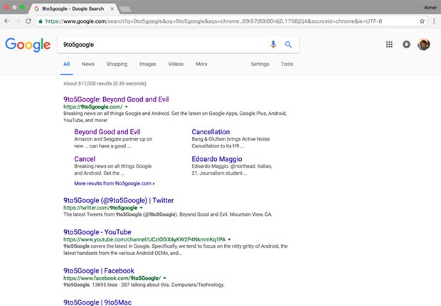 Anche le SERP (pagine dei risultati) saranno sottoposte a un restyling in stile Material Design