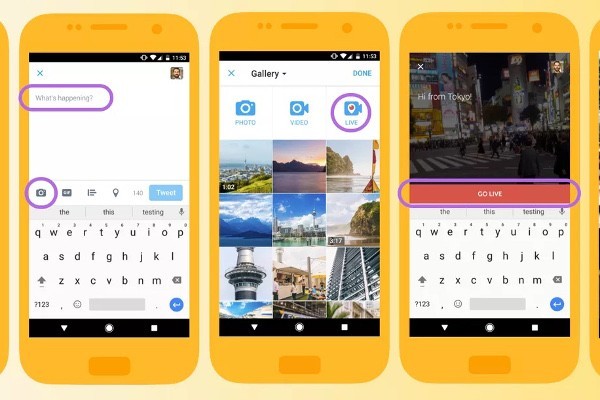 Twitter come Facebook, arrivano i live streaming