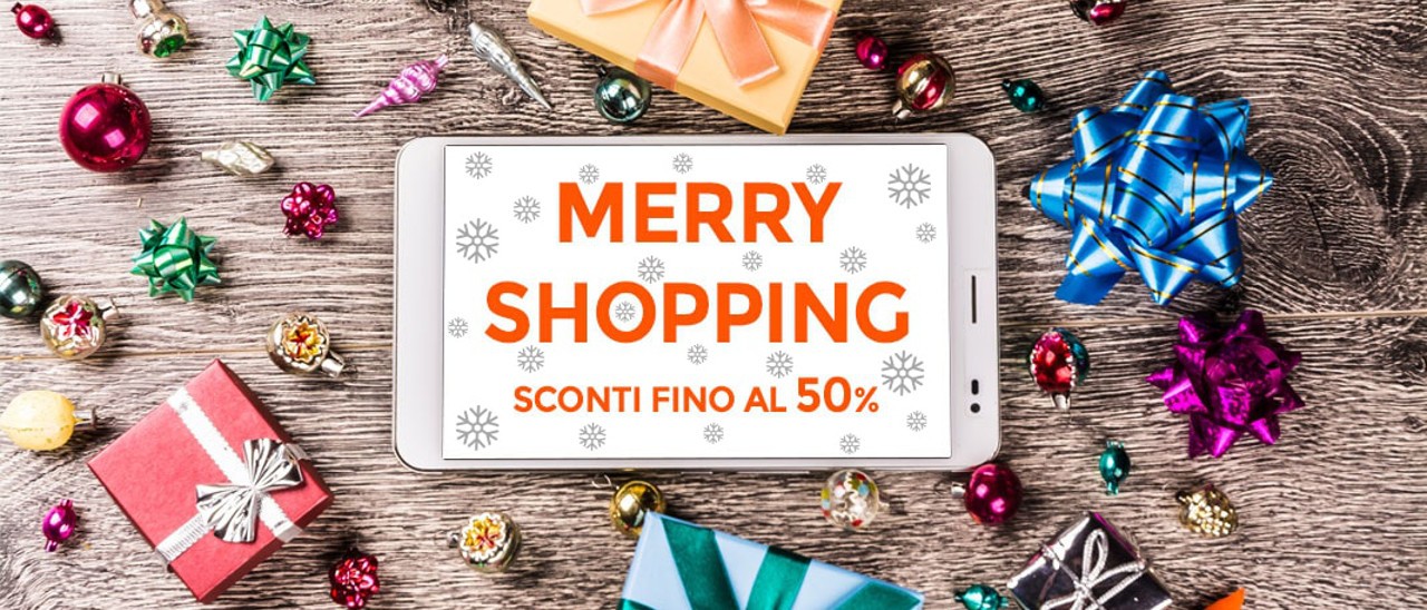 Unieuro Merry Shopping, sconti sino al 50% Unieuro Merry Shopping, sconti sino al 50%