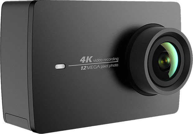 La nuova action camera Yi 4K+ di Xiaomi, in grado di effettuare registrazione video a risoluzione 4K e con un framerate pari a 60 fps