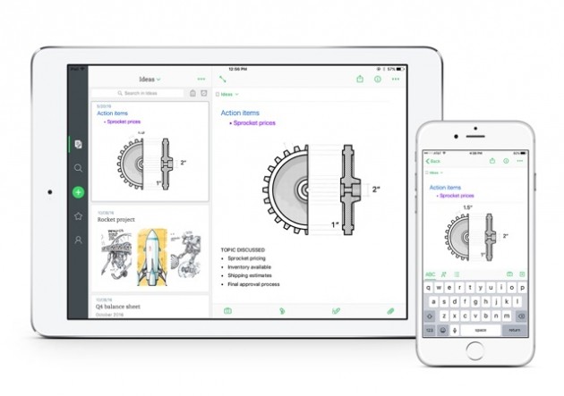 Evernote per iOS