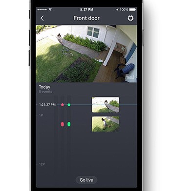 L'applicazione mobile per gestire e controllare da remoto le videocamere Nest dedicate alla sorveglianza della casa
