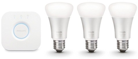 Le lampadine LED smart della linea Philips Hue, compatibili con la piattaforma Work with Nest