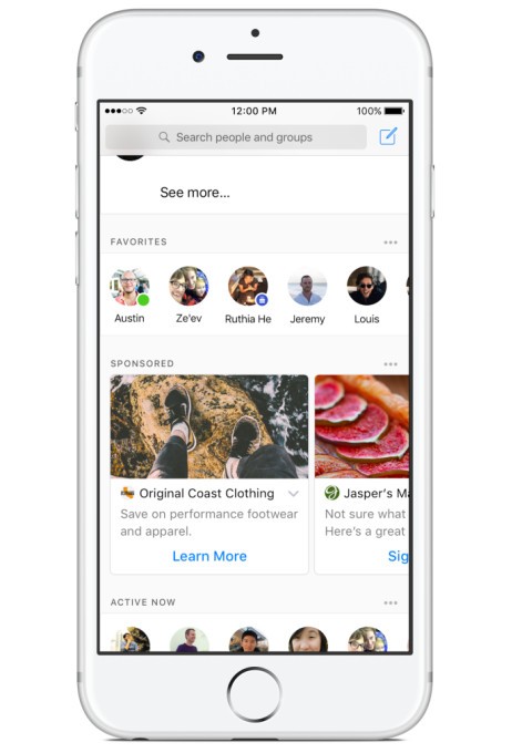 Facebook testa la pubblicità in Messenger