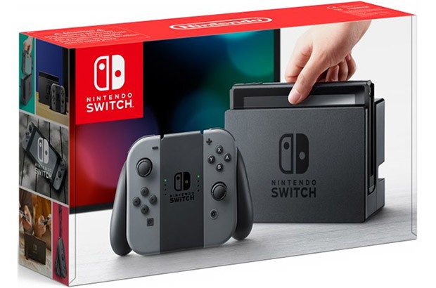 La confezione della console Nintendo Switch