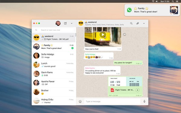 WhatsApp per Mac App Store