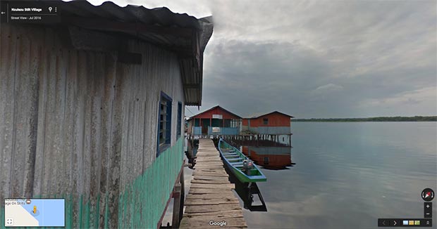 Il villaggio di Nzulezo, nella regione occidentale del Ghana