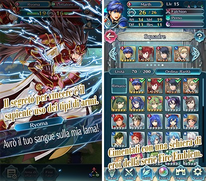 Screenshot per Fire Emblem Heroes