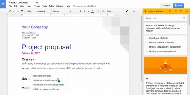 Google Keep - Docs
