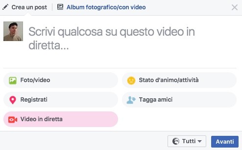 Facebook Live anche da desktop e laptop