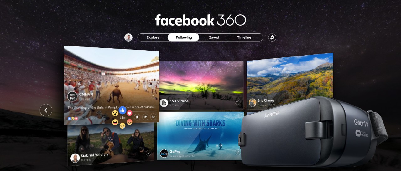 Facebook 360, un salto nella realtà virtuale Facebook 360, un salto nella realtà virtuale