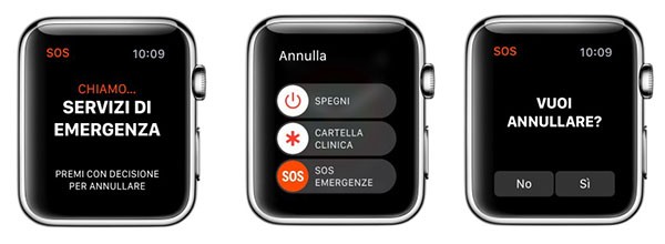 SOS, Apple Watch