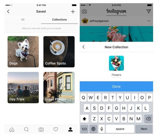 Instagram mette ordine tra i post salvati