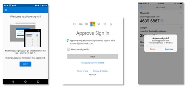 Microsoft rimpiazza la password con lo smartphone