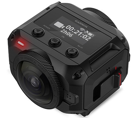 La action camera Garmin VIRB 360 per le riprese dedicate alla realtà virtuale