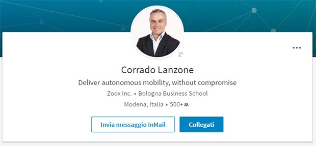 Il profilo professionale di Corrado Lanzone, ora Vice President of Manufacturing Operations di Zoox, al lavoro sulla guida autonoma