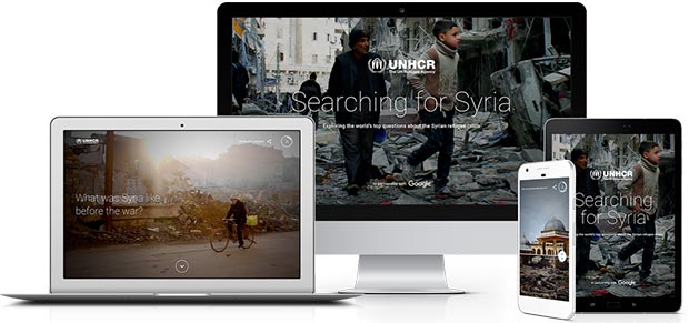 Il portale Searching for Syria è accessibile da qualsiasi dispositivo