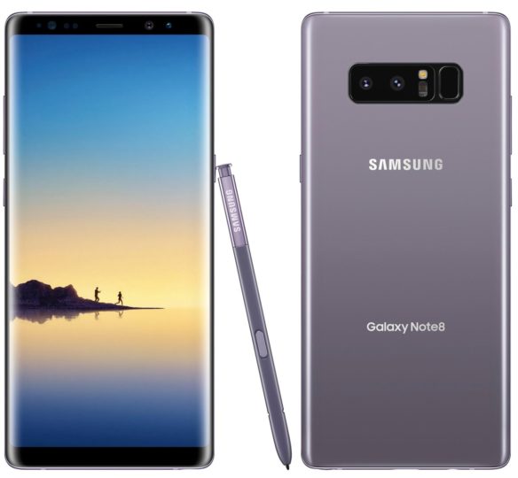 Samsung Galaxy Note 8 Orchid- Grey leak