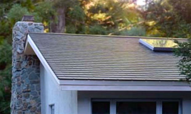 Il Solar Roof di Tesla installato su un'abitazione