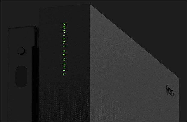 Xbox One X Project Scorpio Edition, un dettaglio del design